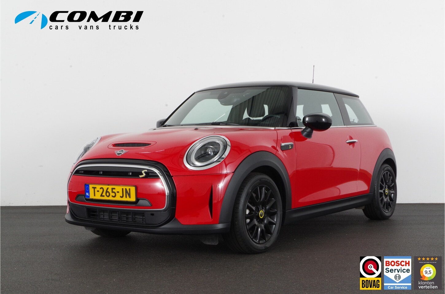 MINI Mini-Electric - Classic > 184pk | Chili Red met zwart-dak | € 22.850,- na SUBSIDIE!! - AutoWereld.nl