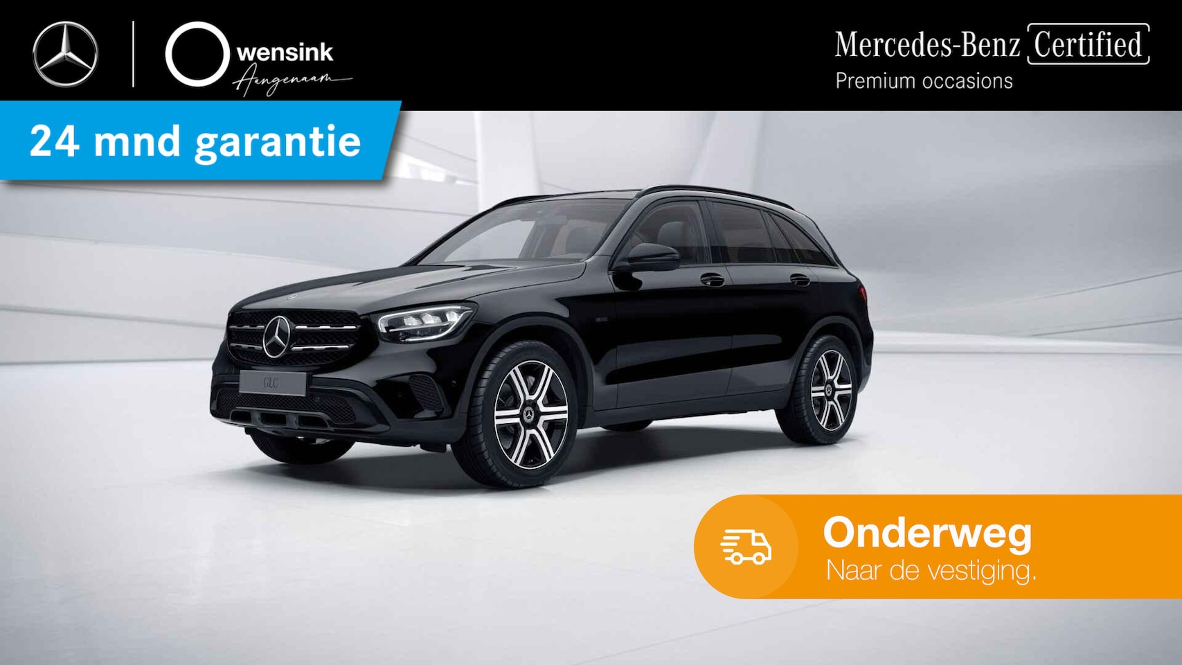 Mercedes-Benz GLC-klasse - 300e 4MATIC Premium | Night | Panoramadak | Stoelverwarming | 19" lichtmetalen velgen | - AutoWereld.nl