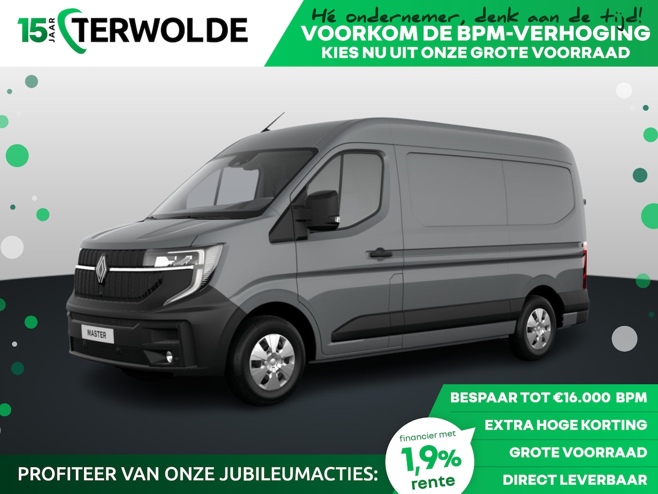 Renault Master - Gesloten Bestel L2H2 T35 dCi 170 6MT Extra | Achteruitrijcamera | C-Shape LED dagrijverlic - AutoWereld.nl