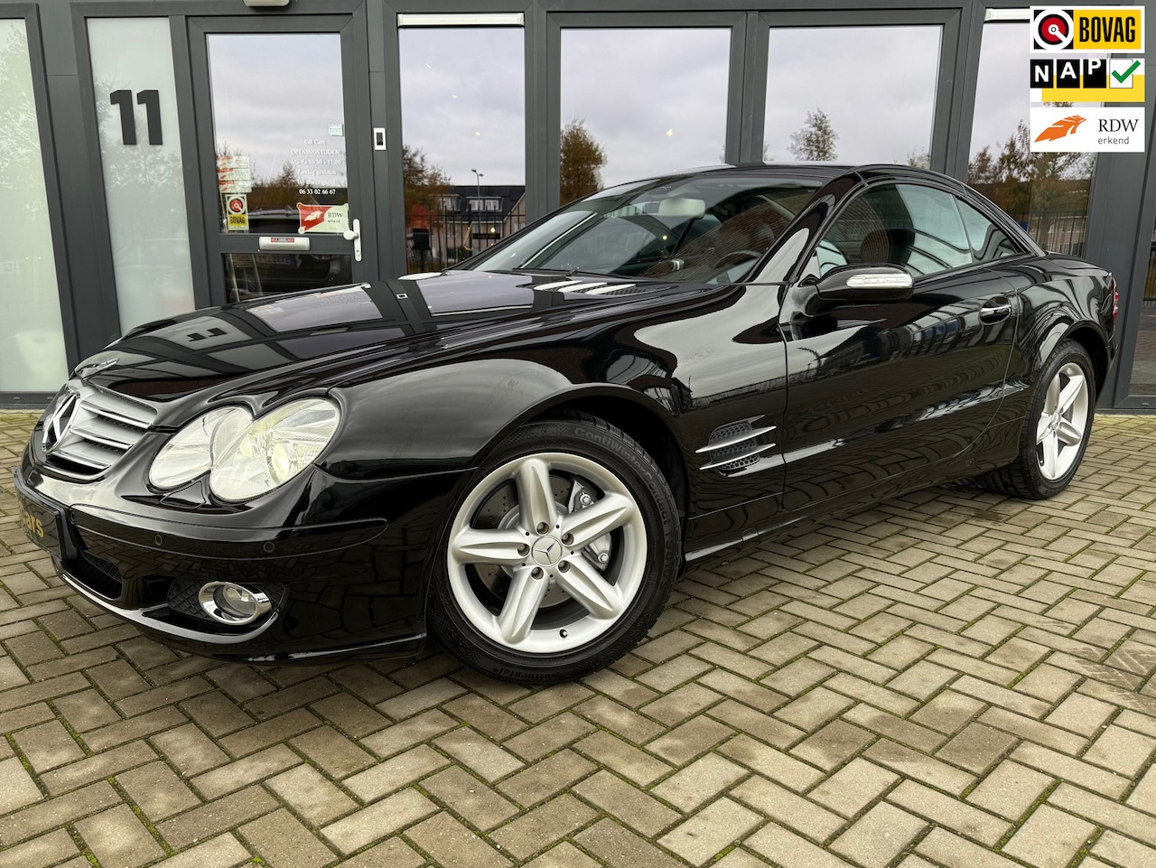 Mercedes-Benz SL-klasse Cabrio - 350,STOELKOELING,MEMORY,BOSE,NAVI,NIEUW STAAT! - AutoWereld.nl