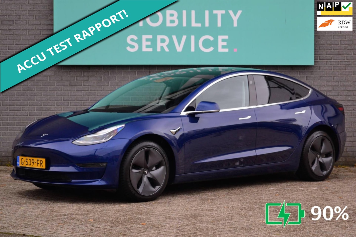 Tesla Model 3 - Long Range RWD Long Range AWD 75 kWh SOH90% Pano Cruise LED AutoPilot - AutoWereld.nl