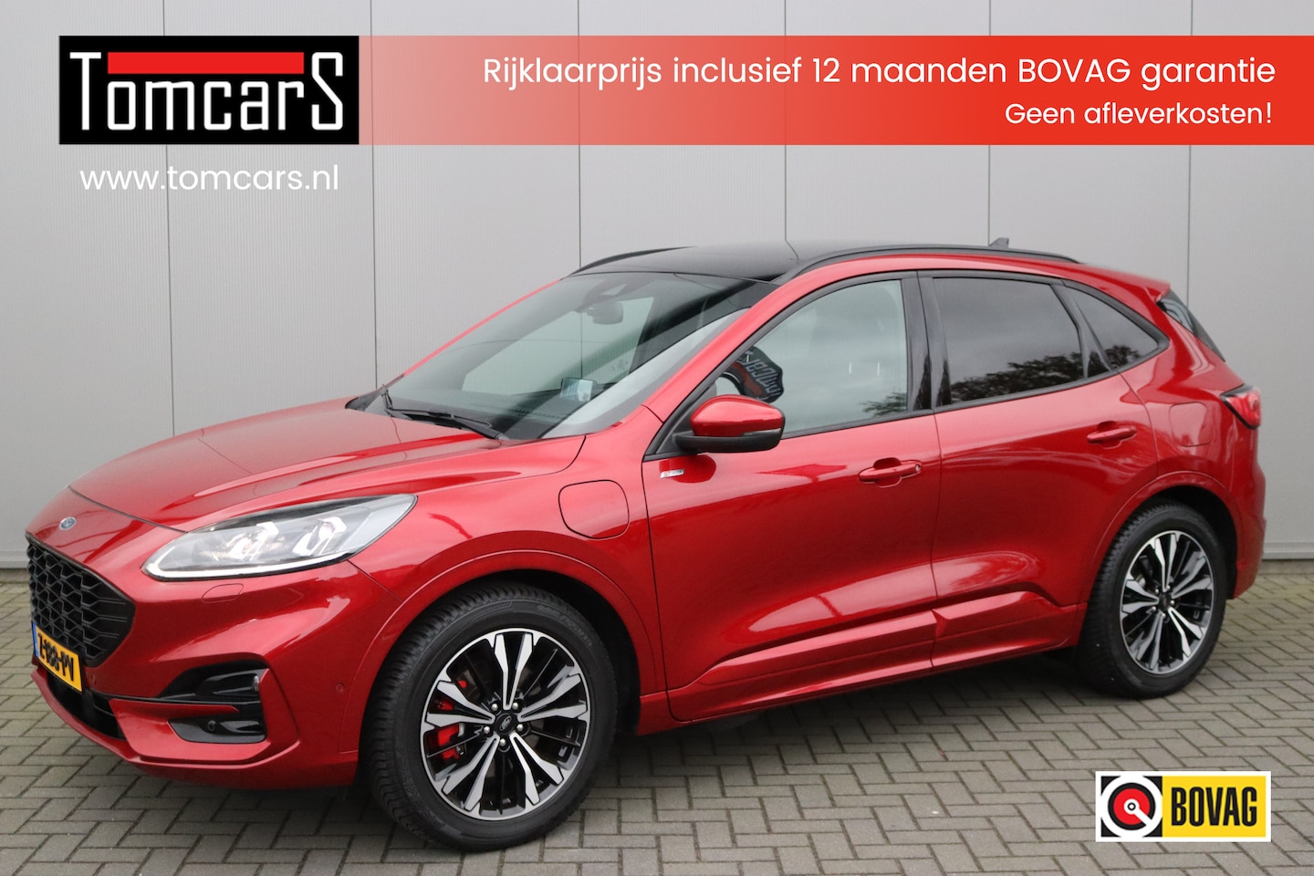 Ford Kuga - 2.5 PHEV ST-Line X Elektr-trekhaak/Open-dak/Winter-pack/Adaptive-cruise - AutoWereld.nl