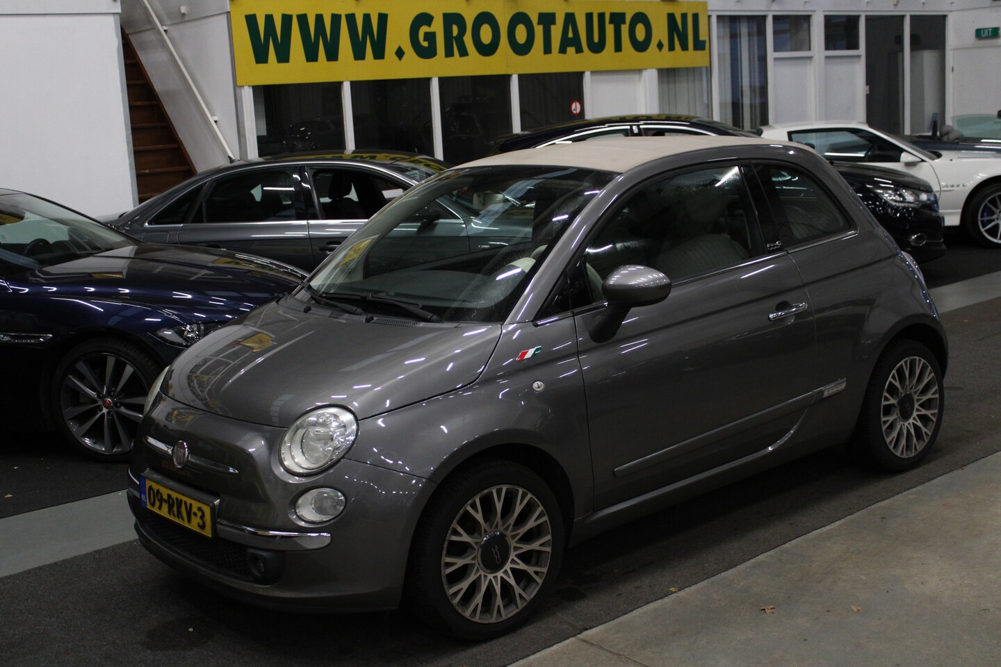 Fiat 500 C - 1.2 Lounge Airco, Stuurbekrachtiging - AutoWereld.nl