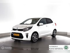 Kia Picanto - 1.0 CVVT Design Edition leer|nav|cam|applecarplay|ecc|lmv16