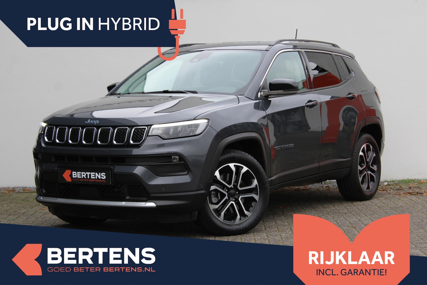 Jeep Compass - 4xe 190 Plug-in Hybrid Limited Lease Ed. | Navi | Parkeercamera | Rijklaarprijs - AutoWereld.nl