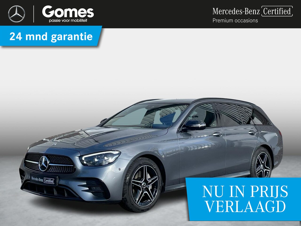 Mercedes-Benz E-klasse Estate - 200 AMG | Nightpakket | Panoramadak | 360° Camera | Stoelverwarming | Trekhaak - AutoWereld.nl