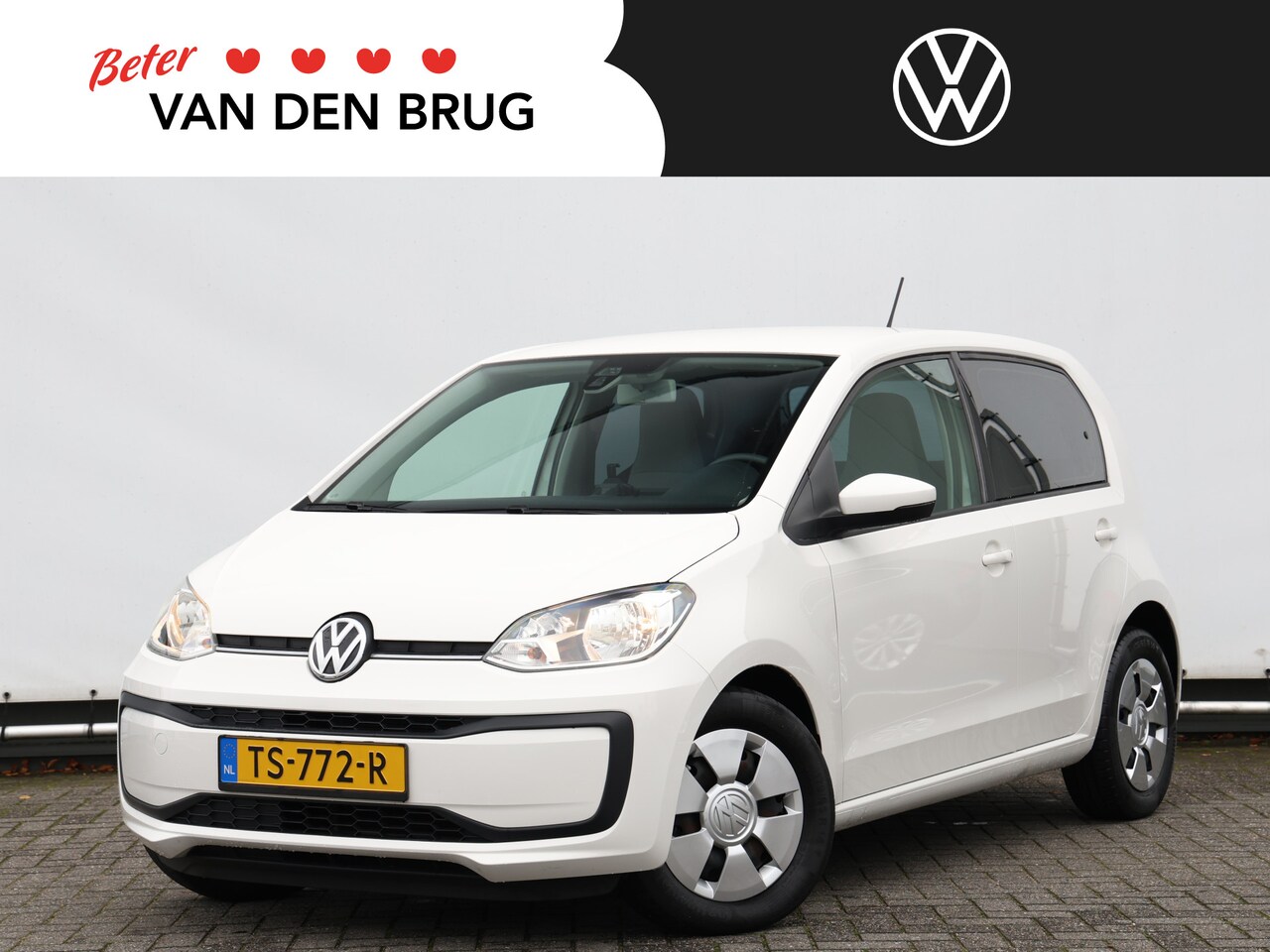 Volkswagen Up! - 1.0 BMT move up! 60pk | Airconditioning | Bluetooth | 5-Deurs | DAB+ - AutoWereld.nl