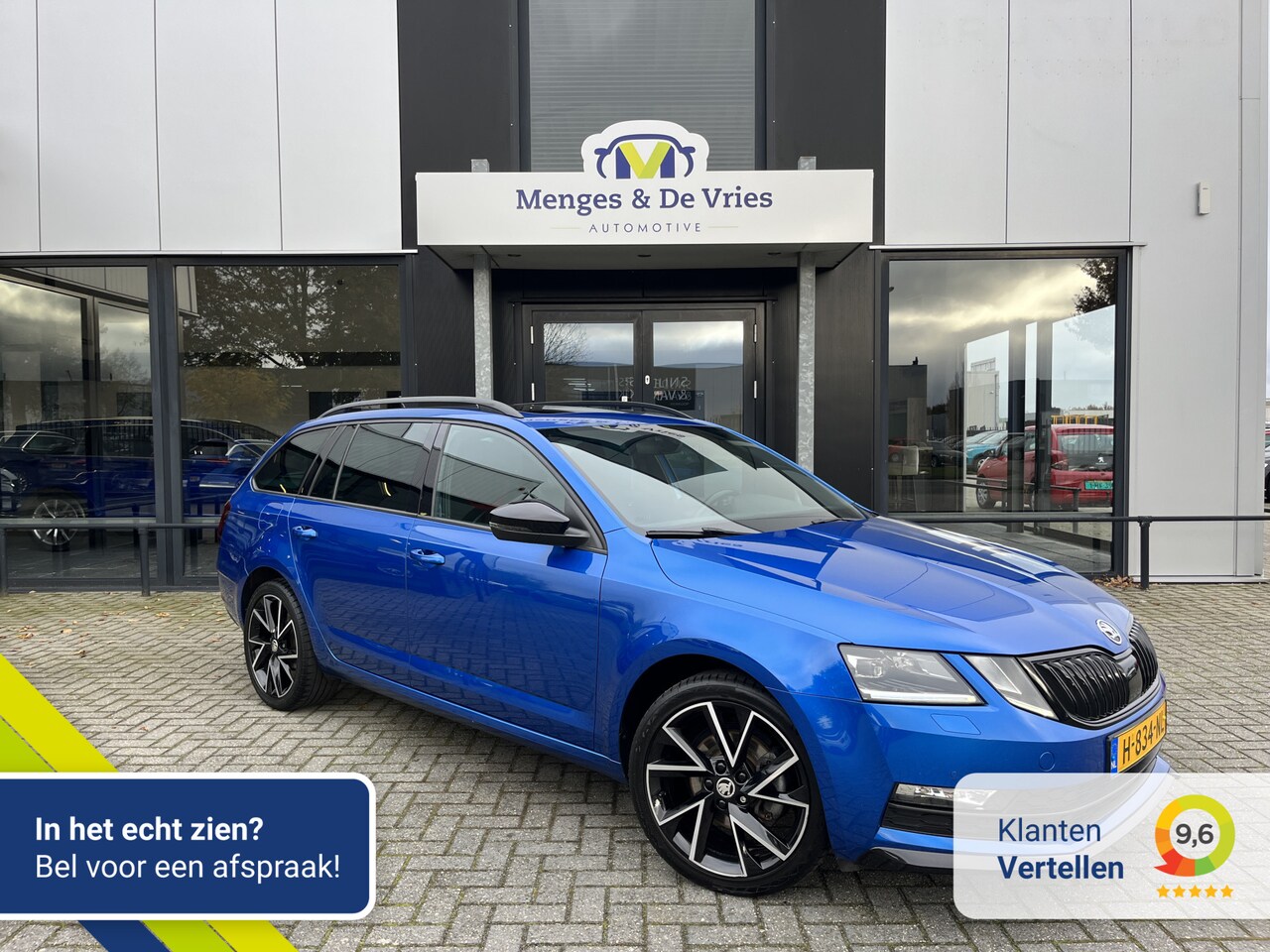 Skoda Octavia Combi - 1.5 TSI Greentech Sport Business Airco ECC | Virtual | Adaptive Cruise | Panorama | Trekha - AutoWereld.nl