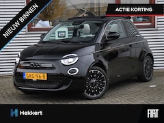 Fiat 500 C - La Prima 42kWh 118pk Automaat LEDER | PDC + CAMERA | STOELVERWARMING | ADAP. CRUISE | DIGI