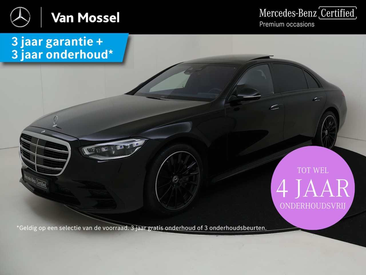 Mercedes-Benz S-klasse - 580 4MATIC Lang AMG Line / Stoelverwarming / Stoelventilatie / 360Graden-Camera / Panaroma - AutoWereld.nl