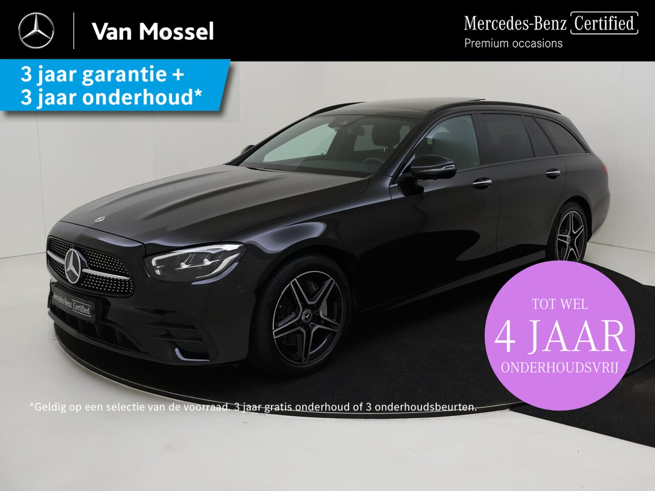 Mercedes-Benz E-klasse Estate - 200 Business Solution AMG / Panoramadak/ Night/ Memory/ Burmester - AutoWereld.nl