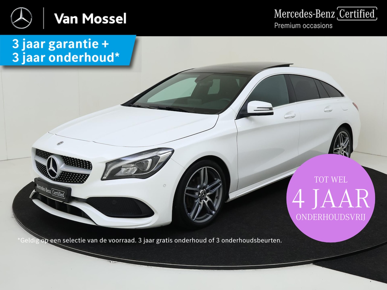 Mercedes-Benz CLA-klasse Shooting Brake - 180 Business Solution AMG / Panoramadak/ 18 inch/ Trekhaak - AutoWereld.nl