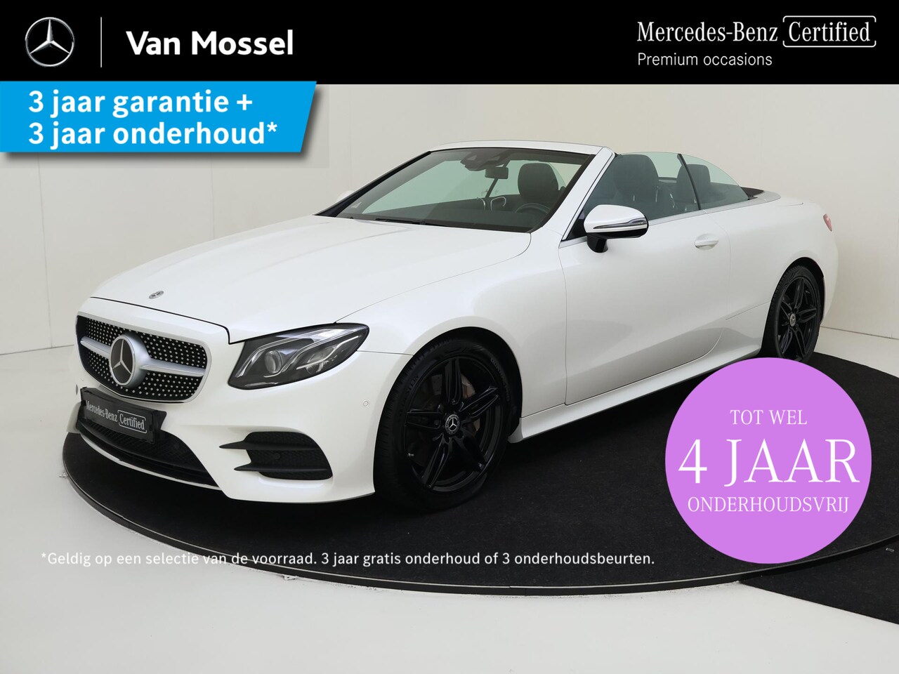 Mercedes-Benz E-klasse Cabrio - 300 Premium Plus / AMG/ 19 inch/ Memory/ Blauwe kap - AutoWereld.nl