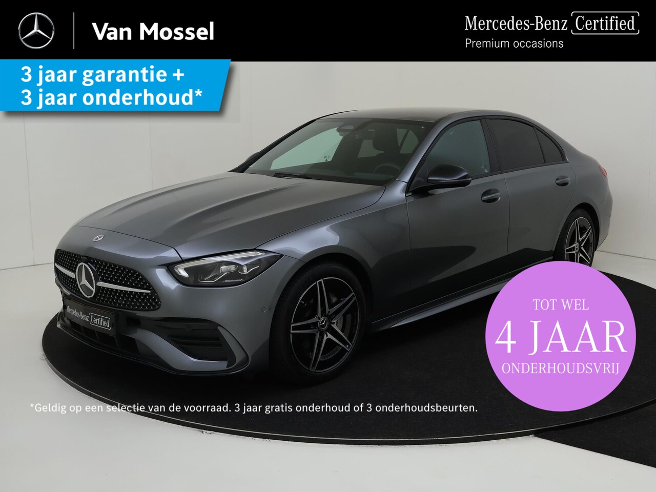 Mercedes-Benz C-klasse - 200 Launch Edition AMG Line/ Night pakket - AutoWereld.nl