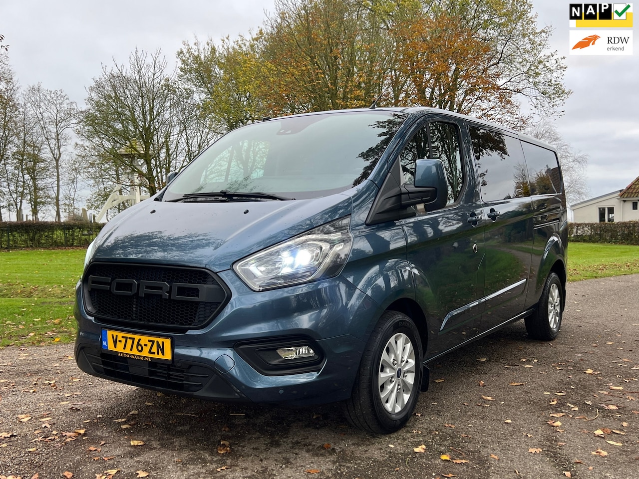 Ford Transit Custom - 320 2.0 TDCI L2H1 Limited DC | Cruise + Navi + Clima - AutoWereld.nl