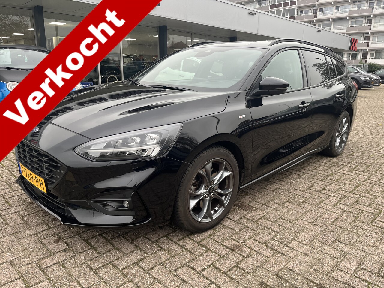 Ford Focus Wagon - 1.0 EcoBoost Hybrid ST Line Business A camera Cruise Pdc Klima Navi Trekhaak - AutoWereld.nl