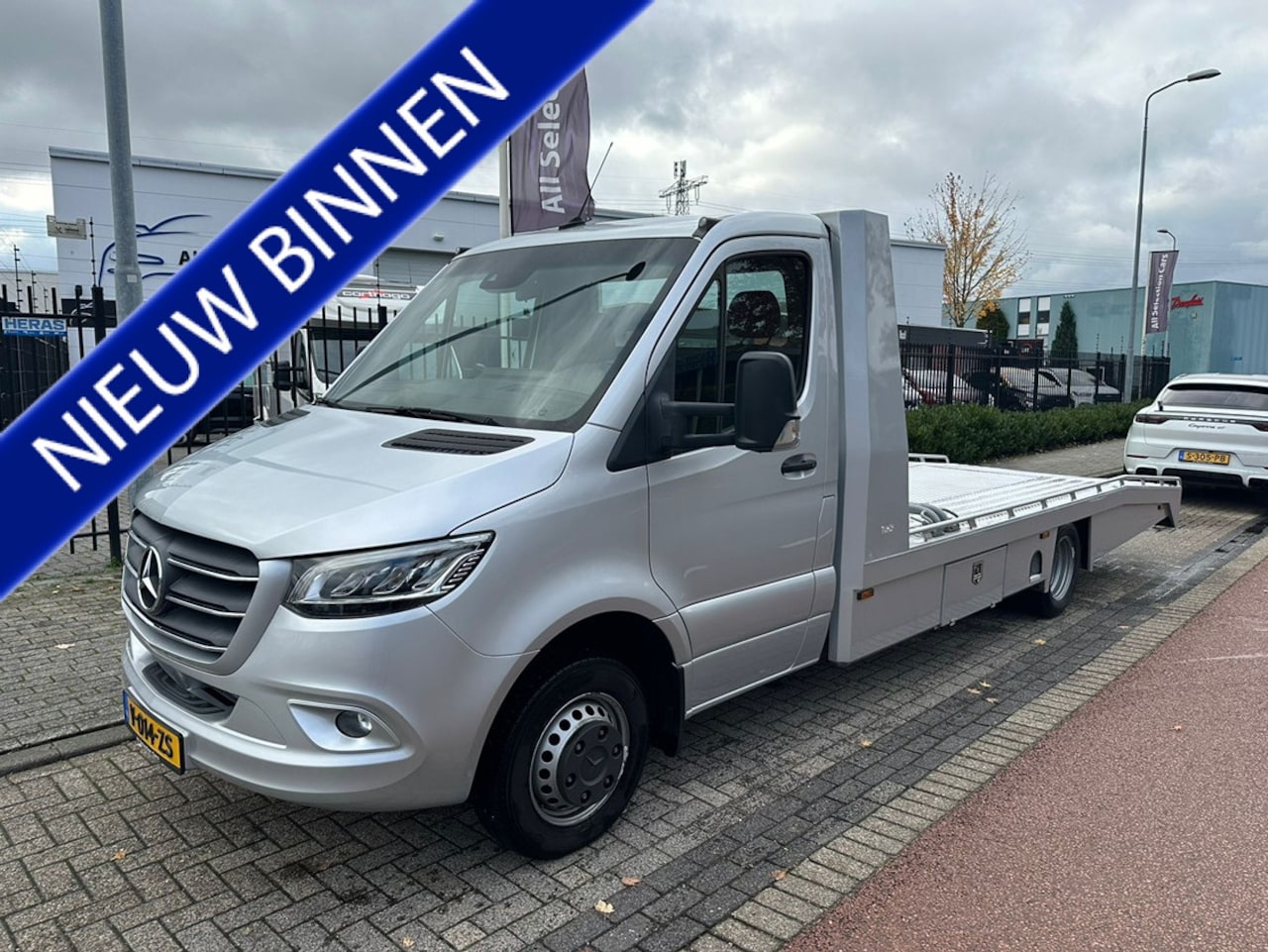 Mercedes-Benz Sprinter - 519 3.0 V6 CDI TIJHOF Automaat Oprijwagen / Autotransporter - Vol opties - Topstaat - 1e E - AutoWereld.nl