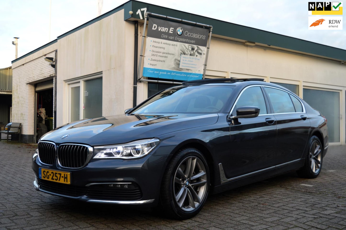 BMW 7-serie - 740Li High Executive Panodak/Softclose/HarmanKardon/Head-up - AutoWereld.nl