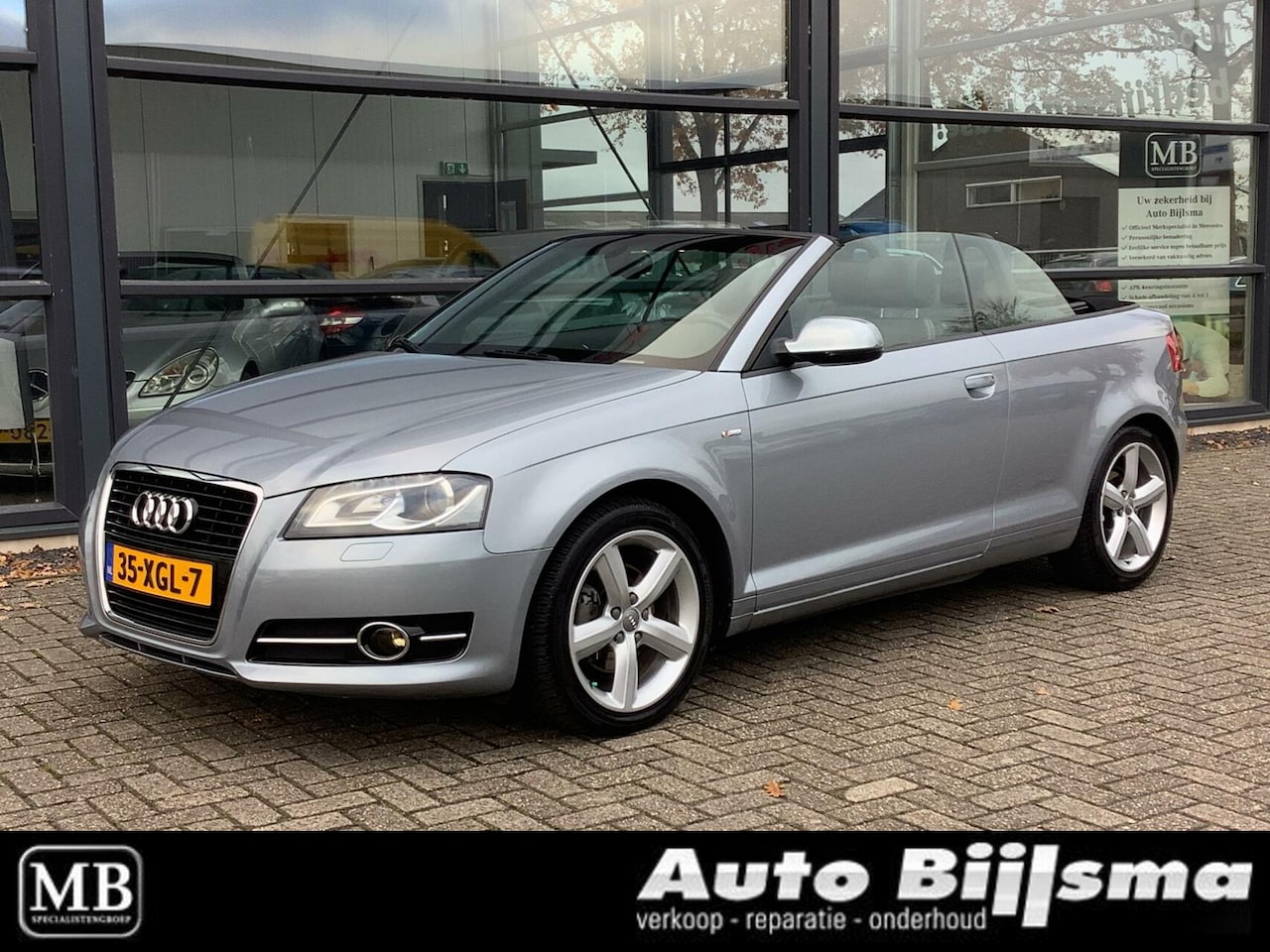 Audi A3 Cabriolet - 1.4 TFSI Ambition Pro Line S 1.4 TFSI Ambition Pro Line S, xenon, leer, zeer net, afneembare trekhaak - AutoWereld.nl