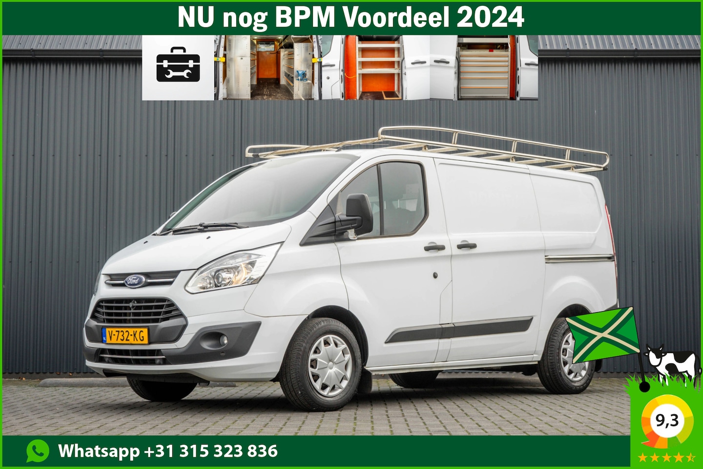 Ford Transit Custom - 2.0 TDCI L1H1 | Euro 6 | Cruise | Airco | Camera | Inrichting | PDC | Schuifdeur L+R - AutoWereld.nl