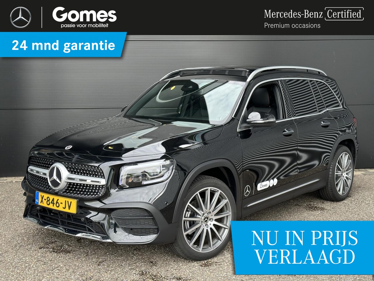 Mercedes-Benz GLB - 180 AMG Line | Panoramadak | Multispaaks AMG Velgen | MULTIBEAM LED Koplampen | Verschuifb - AutoWereld.nl