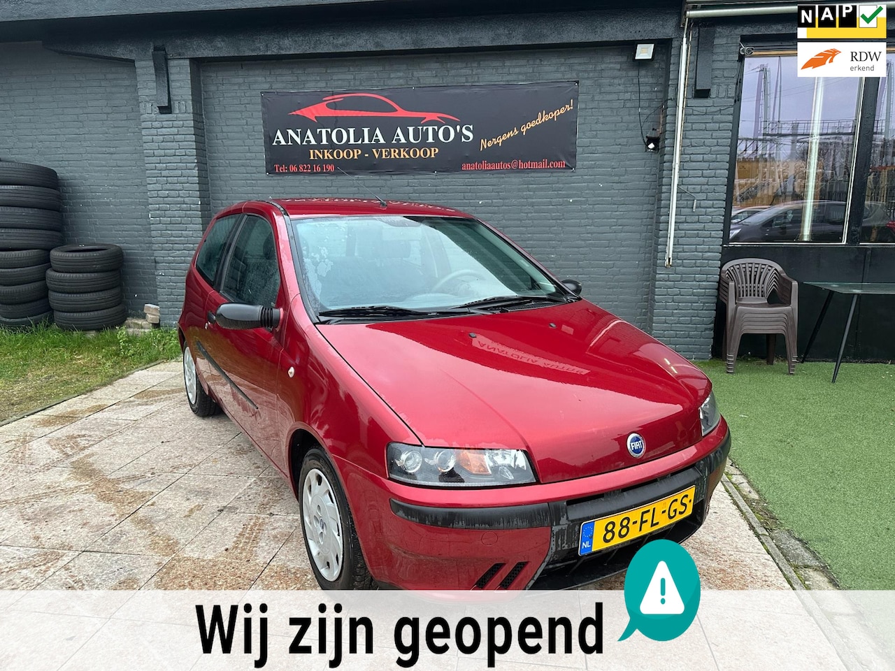 Fiat Punto - 1.2 ELX *MET NIEUWE APK*WEINIG KM* - AutoWereld.nl