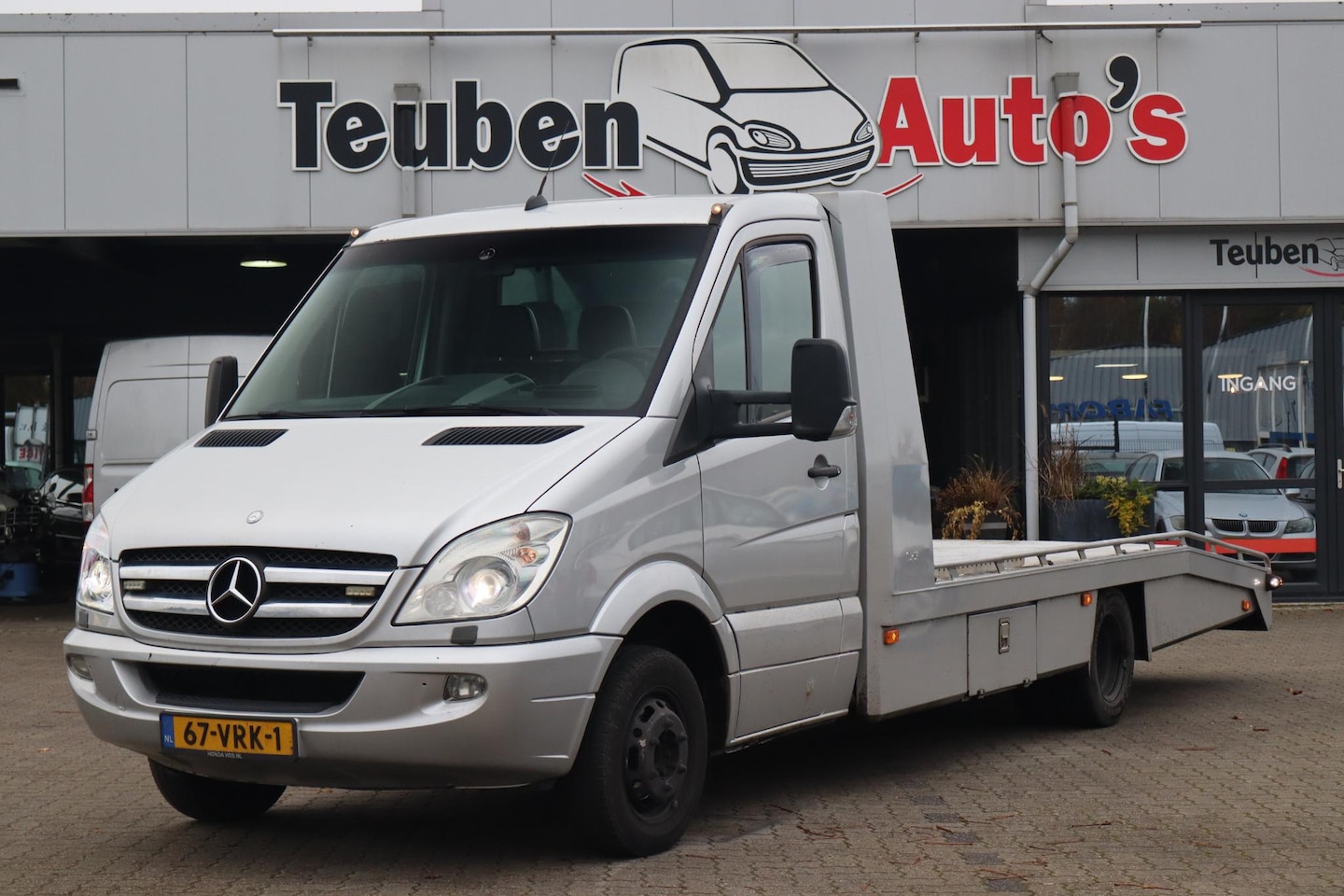 Mercedes-Benz Sprinter - 518 3.0 CDI 432 DC Oprijwagen, Luchtvering, Lier, Bijrijdersbank, Trekhaak, Cruise control - AutoWereld.nl