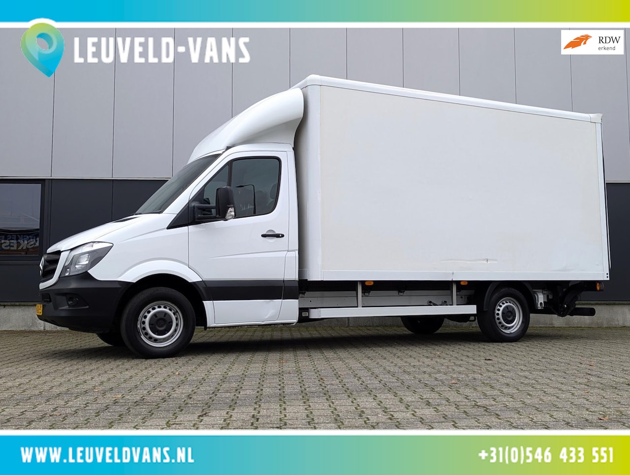 Mercedes-Benz Sprinter - 316 160PK EURO 6 BAKWAGEN MET LAADKLEP CLIMATE CONTROL 3 PERSOONS - AutoWereld.nl