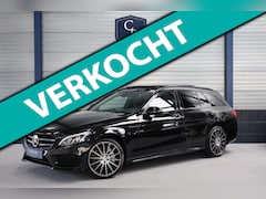 Mercedes-Benz C-klasse Estate - 400 AMG 4MATIC LED/PANO/LEER+S.VERWARMING/360/19"LMV/ACC/ECC/12 MND GARANTIE