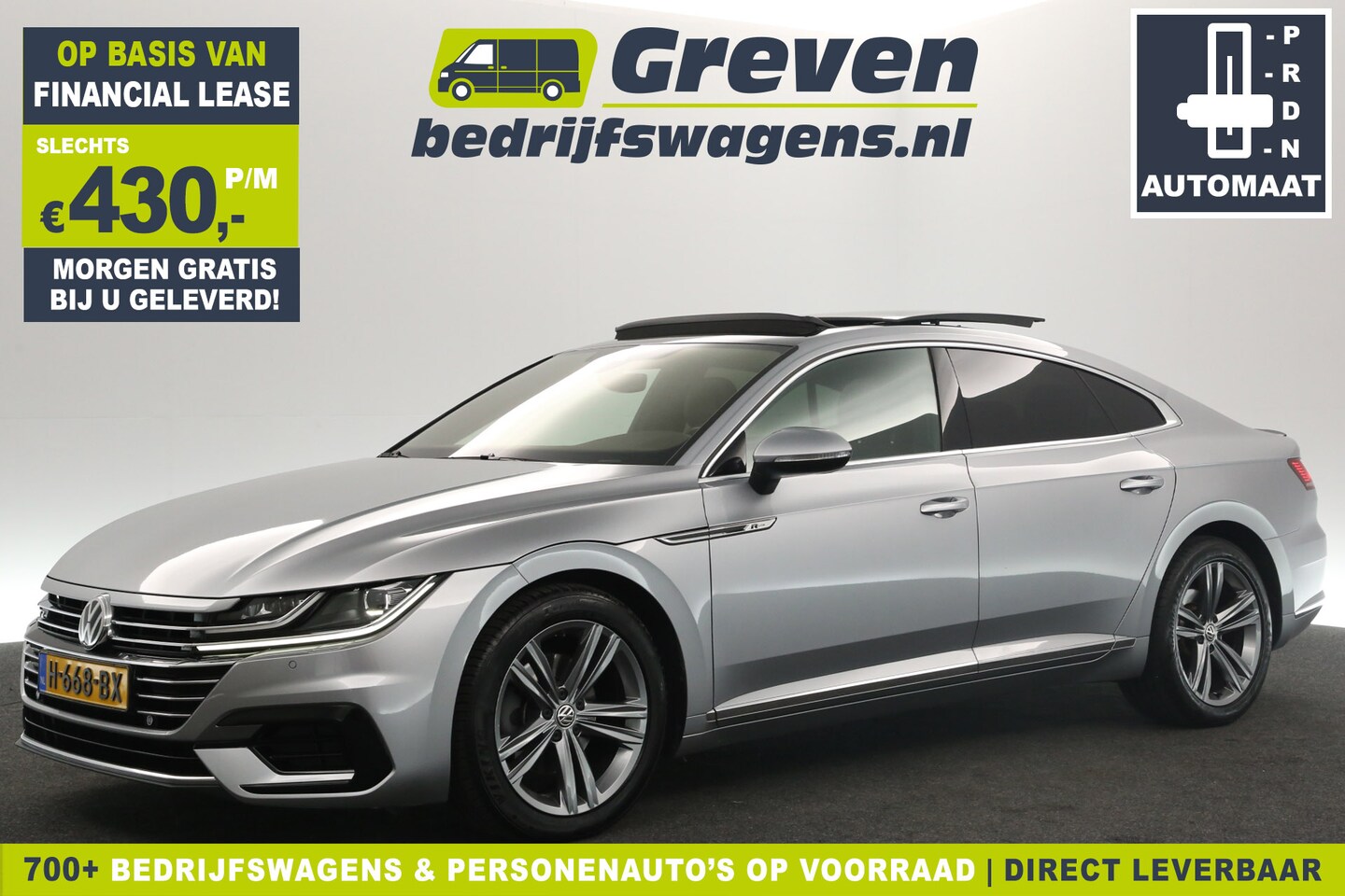 Volkswagen Arteon - 1.5 TSI R-line 150PK Automaat Pano Sfeerverl. ACC Clima Carplay PDC Navi LED 18"LMV - AutoWereld.nl