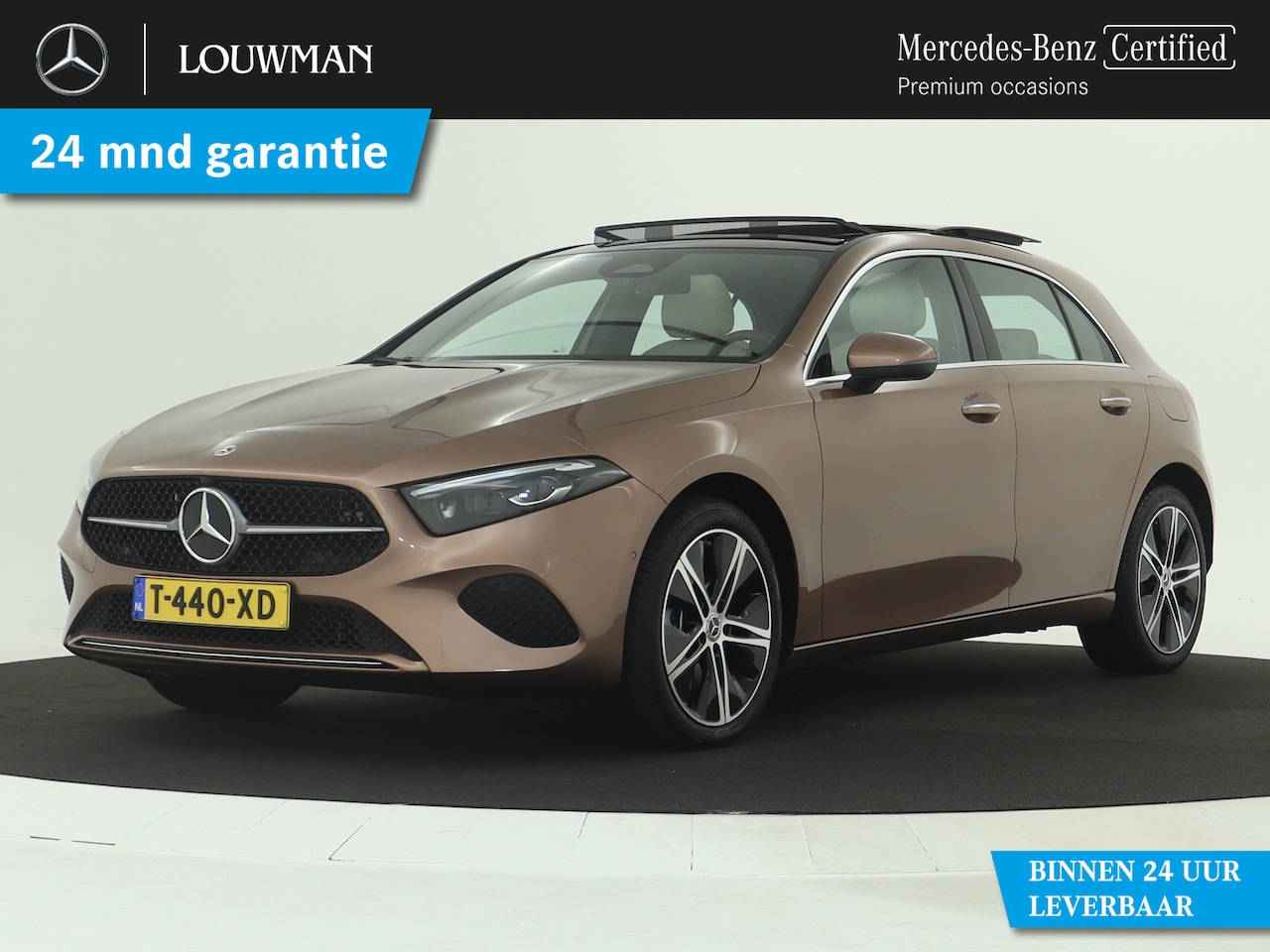 Mercedes-Benz A-klasse - 250 e Luxury Line | Panoramadak | Achteruitrijcamera | Sfeerverlichting | Leder | Inclusie - AutoWereld.nl