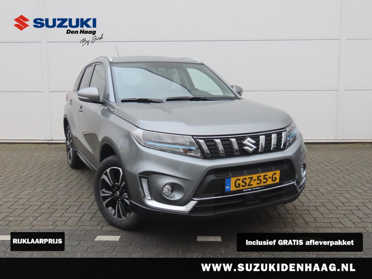 Suzuki Vitara - 1.5 Full Hybrid Style /Automaat/ Panorama dak /Leder-Alcantara / Apple carplay / Android a - AutoWereld.nl