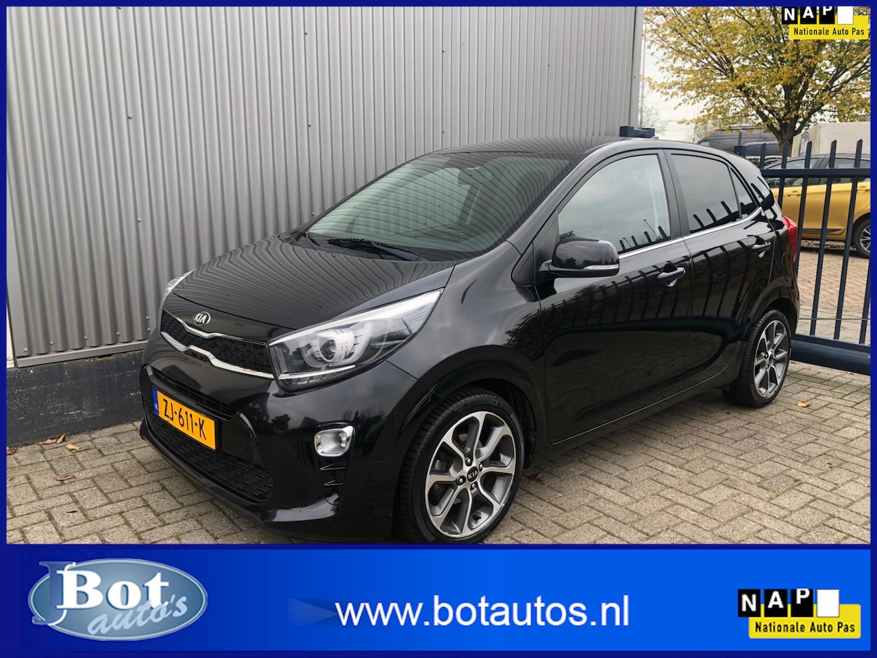 Kia Picanto - 1.0 CVVT Design Edition / 1E EIGENAAR / NAVIGATIE / LEDER / CAMERA / ECC / CRUISE CONTROL - AutoWereld.nl