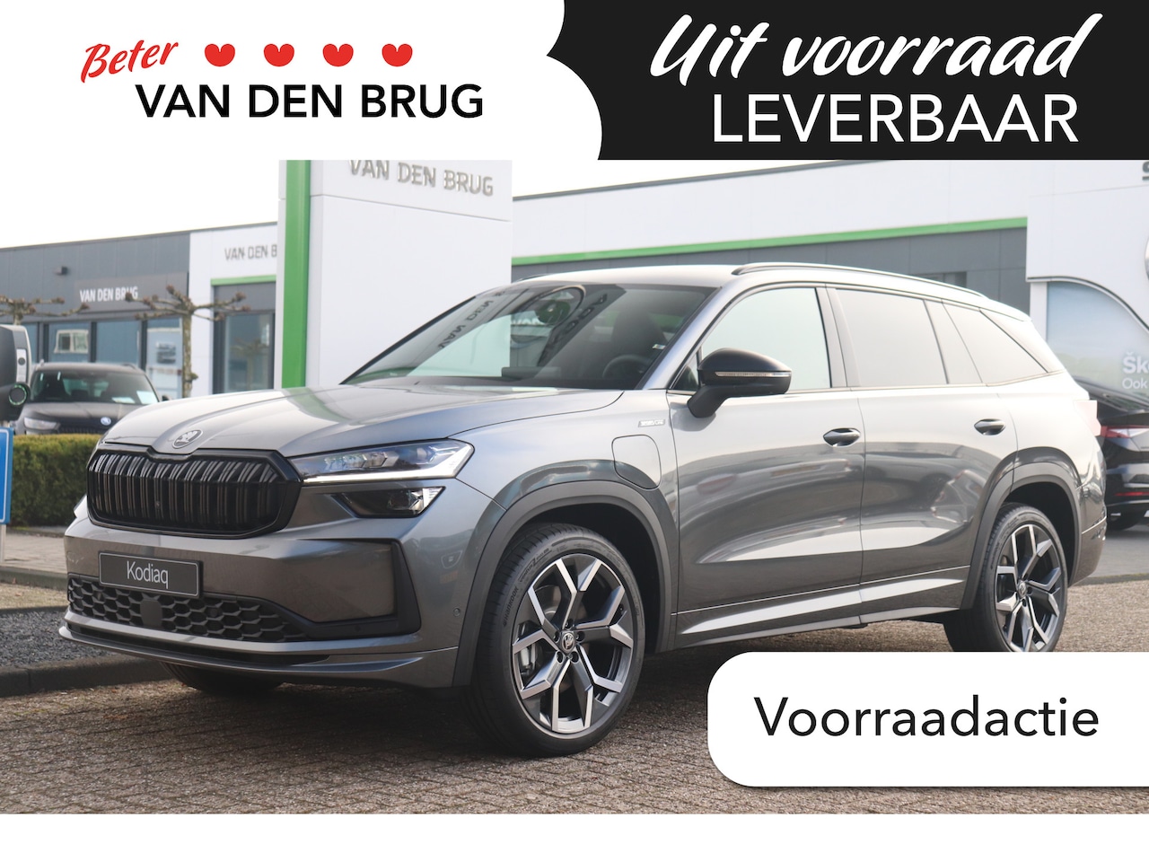 Skoda Kodiaq - 1.5 TSI PHEV 204PK Sportline Business | Trekhaak | CANTON Audio | Elek. Achterklep | Stuur - AutoWereld.nl