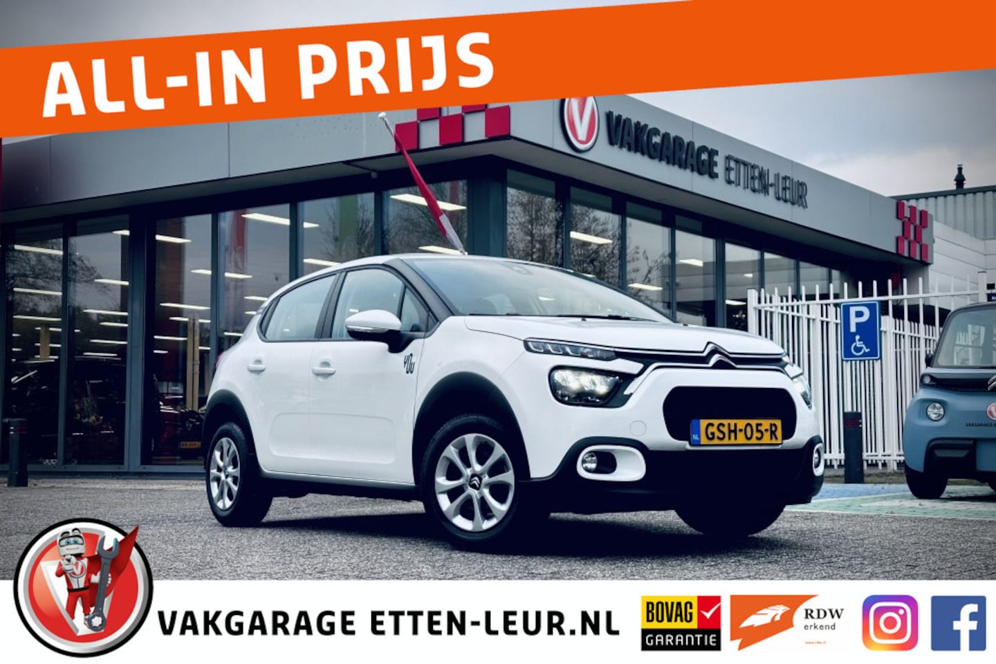 Citroën C3 - 1.2 PT You / AIRCO / PARKEERSENSOREN / CRUISE / BLUETOOTH - AutoWereld.nl