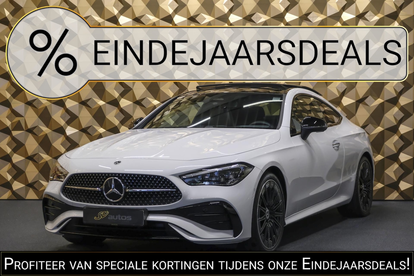 Mercedes-Benz CLE Coupé - CLE200 AMG 204pk Panoramadak Night pakket *DIRECT RIJDEN* Burmester 3d *BTW* MBUX Distroni - AutoWereld.nl