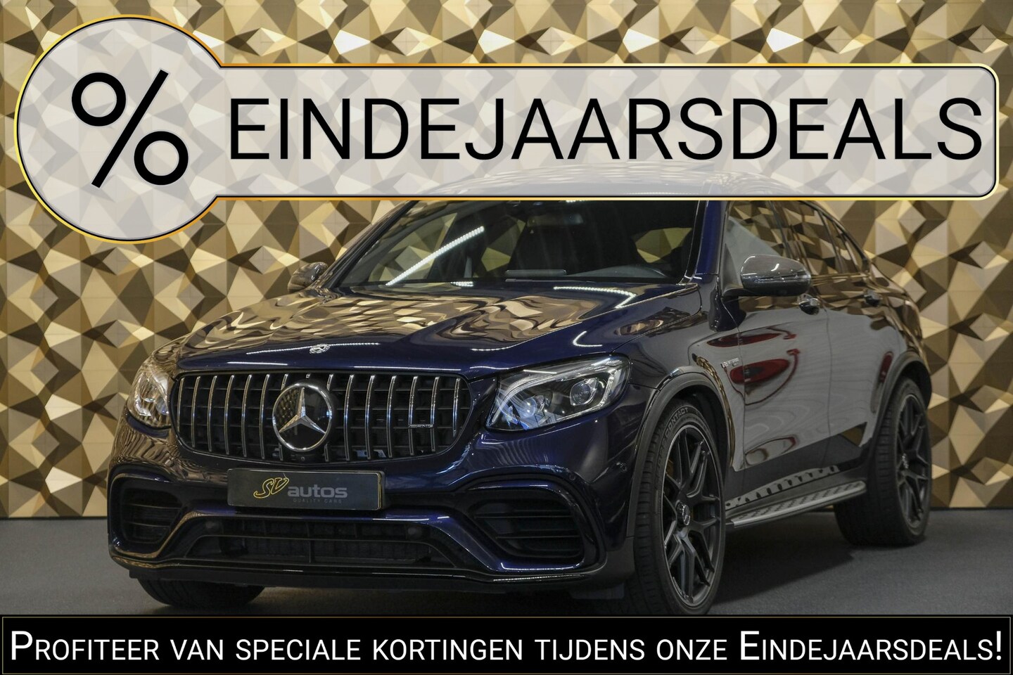 Mercedes-Benz GLC-klasse Coupé - GLC63s AMG 510pk 4MATIC+ Keramisch Schuifdak Distronic+ Burmester Luchtvering Trekhaak Hea - AutoWereld.nl