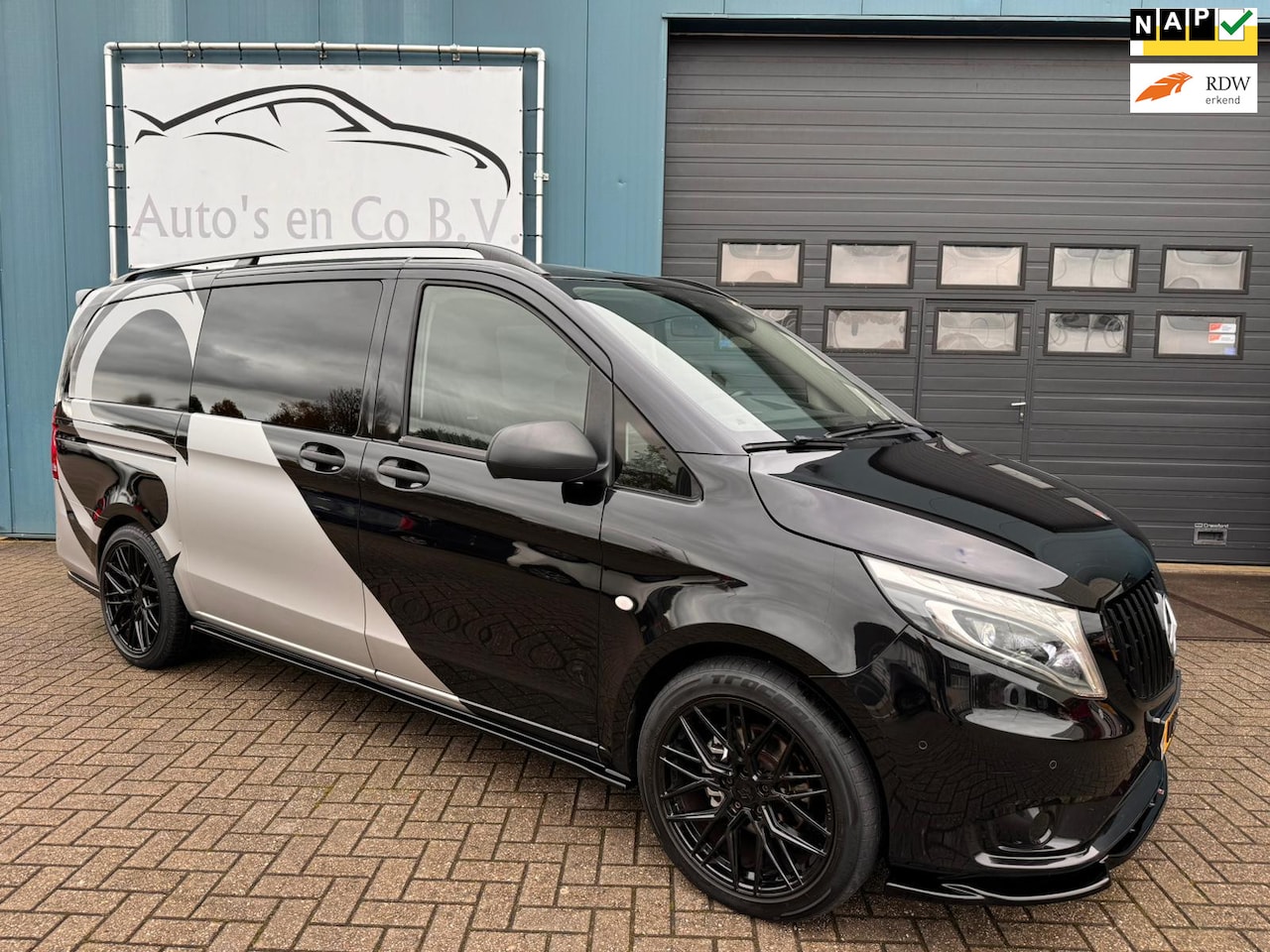 Mercedes-Benz Vito - 114 CDI Lang Automaat Dubbel cabine Brabus leder Bi-Xenon Apple carplay 19"Lm velgen Maxto - AutoWereld.nl