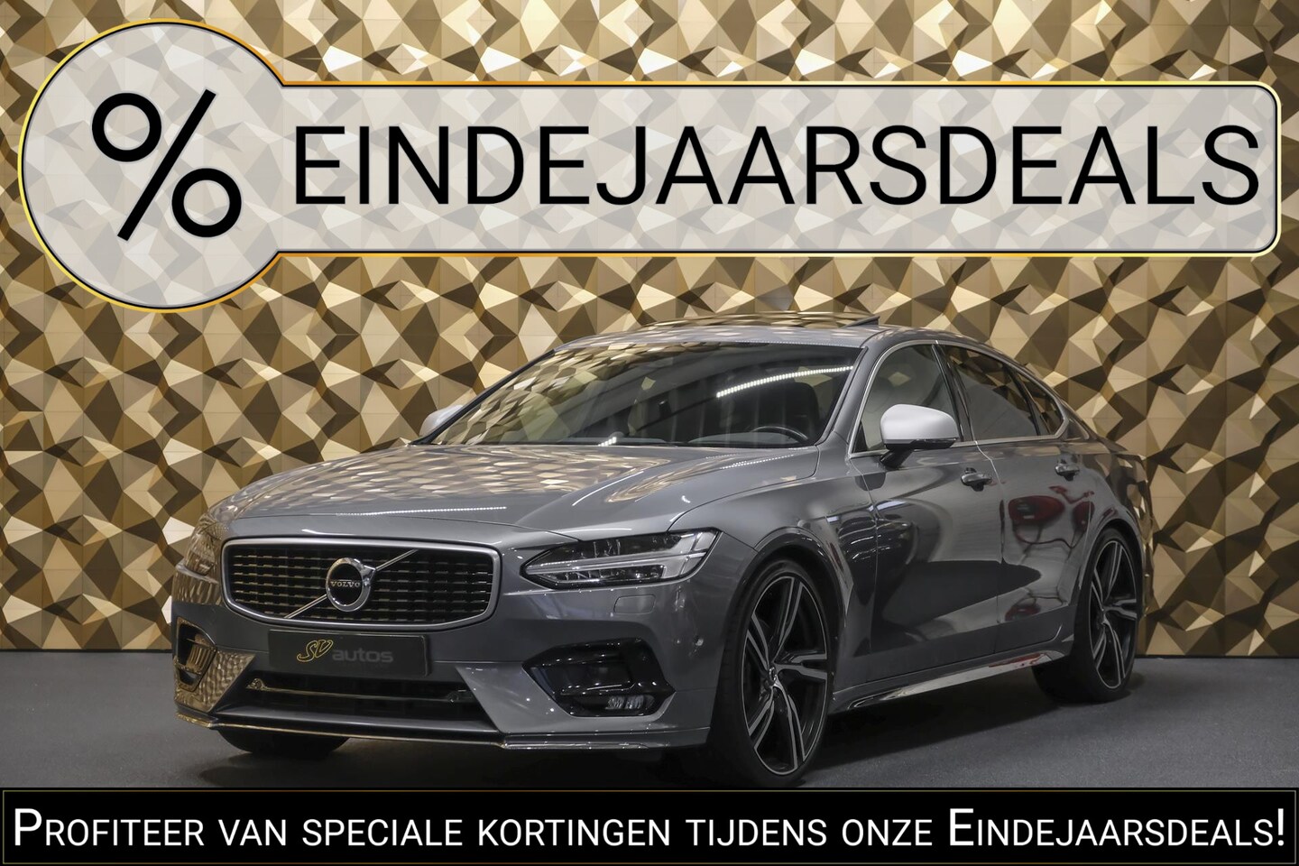 Volvo S90 - 2.0 T5 254pk R-design Schuifdak Bowers&Wilkins audio 21" LMV Memory Sportleder LED Drivepi - AutoWereld.nl