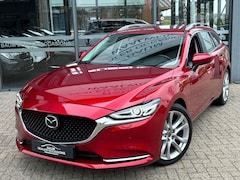 Mazda 6 - 6 2.0 S.A.-G 165PK BUSINESS AIRCO LEDER NAVI PDC-CAMERA360GR