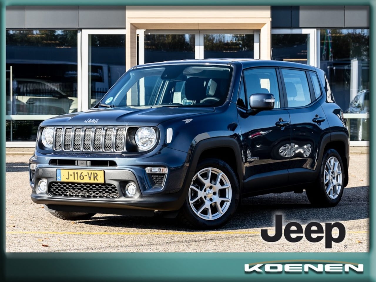 Jeep Renegade - 1.3T 150 pk DDCT LONGITUDE CLIMA / PDC /  TREKHAAK / AUTOMAAT - AutoWereld.nl