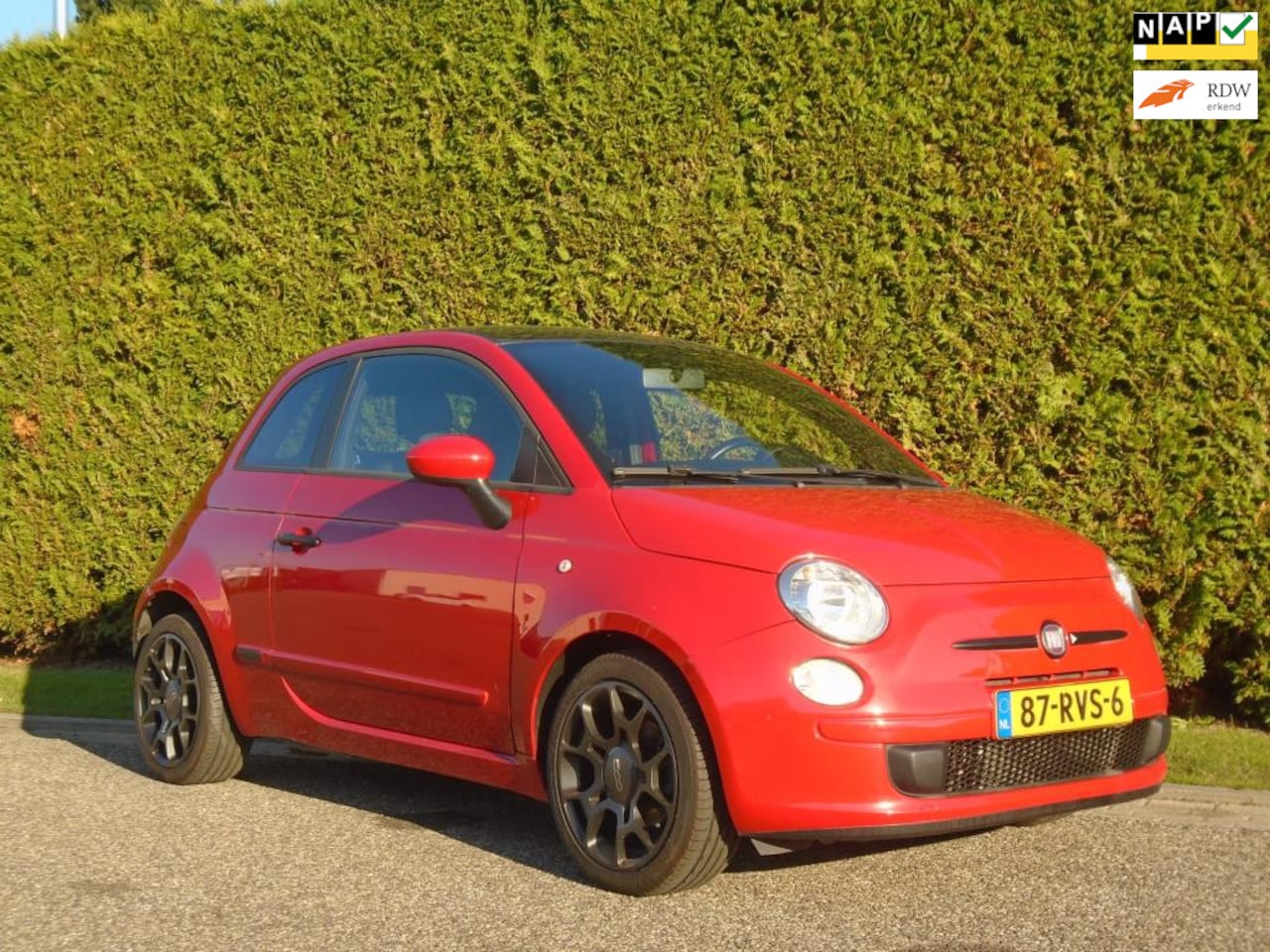 Fiat 500 - 0.9 TwinAir Plus ..1/2 leer..airco.. - AutoWereld.nl