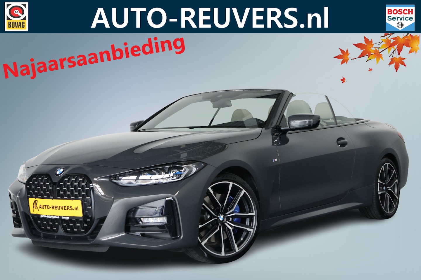 BMW 4-serie Cabrio - 430i M-Sport / Laser Leder / LED / CarPlay / Cam - AutoWereld.nl