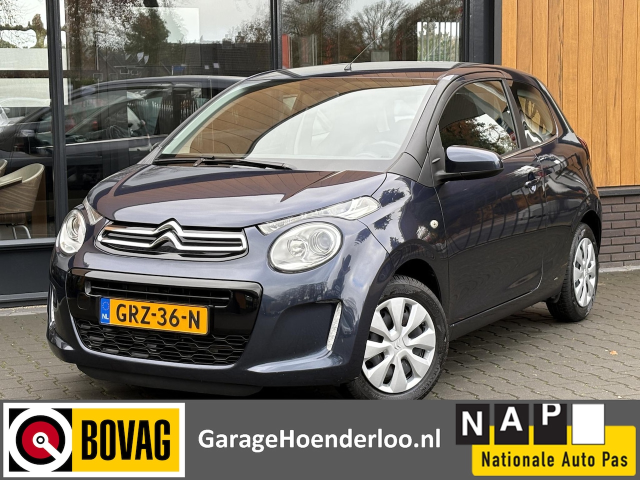 Citroën C1 - 1.2 80pk 3 deurs aut. Airco, Bluetooth, Garantie - AutoWereld.nl