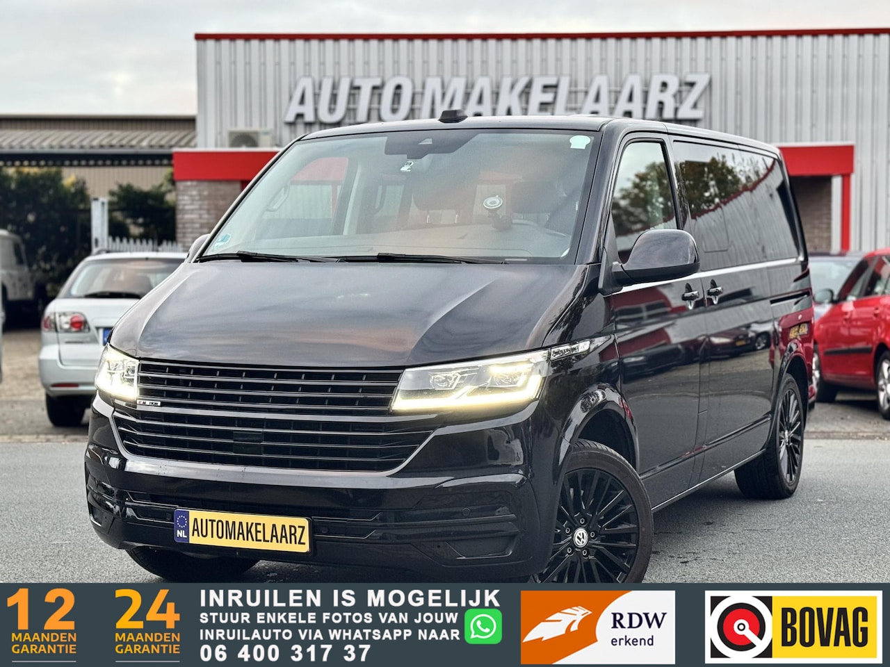 Volkswagen Transporter Multivan - 2.0 TDI L1H1 4Motion Highline LEDER|LED|AUTOMAAT - AutoWereld.nl