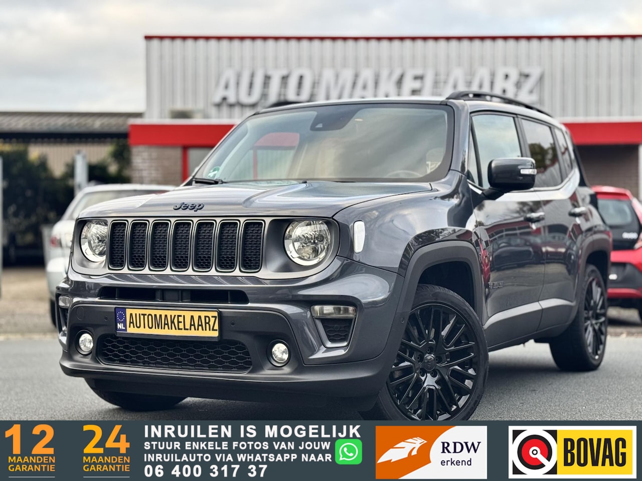 Jeep Renegade - 4xe 240 Plug-in Hybrid Electric|Digital Dash|Blind - AutoWereld.nl