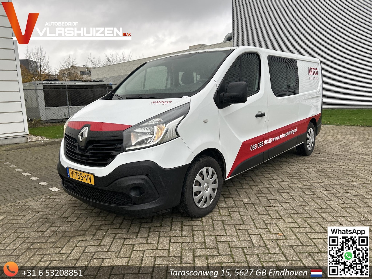 Renault Trafic - 1.6 dCi T29 L2H1 Dubbel Cabine Comfort Energy | € 6.950,- NETTO! | Bijrijdersbank | Cruise - AutoWereld.nl