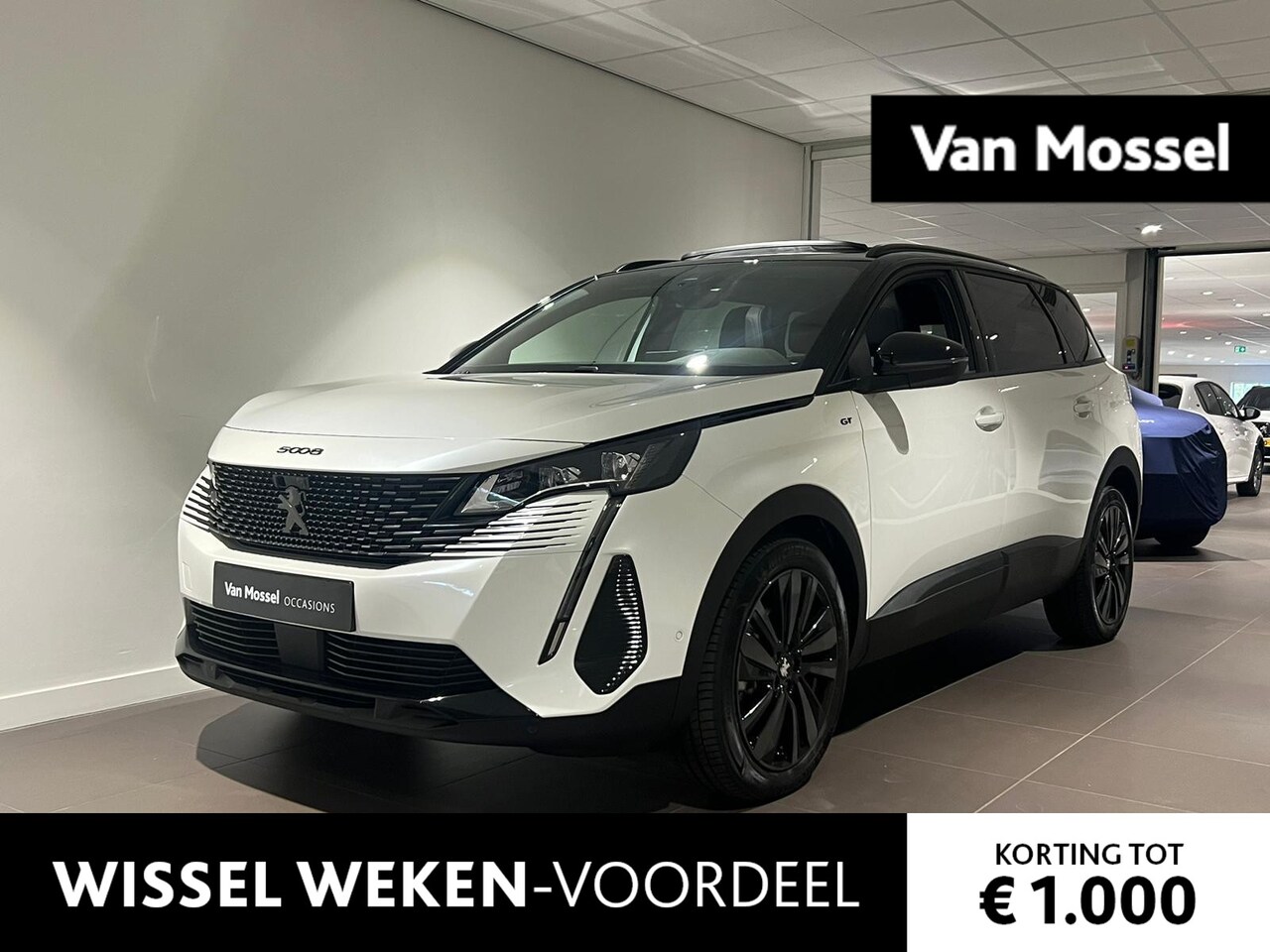 Peugeot 5008 - 1.2 Hybrid GT | Panoramisch schuif/kanteldak | Focal Audio | 360° Camera | Zeer compleet! - AutoWereld.nl