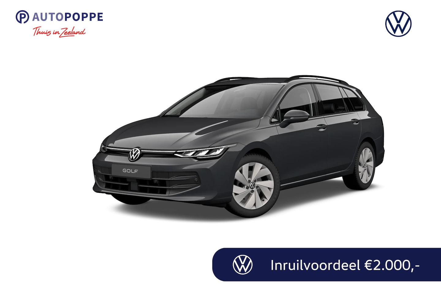 Volkswagen Golf Variant - 1.5 eTSI 150 7DSG Life Edition | 'App-Connect' draadloze smartphone integratie | Achterban - AutoWereld.nl