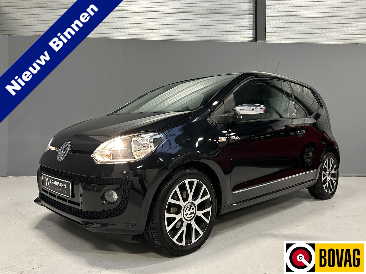 Volkswagen Up! - 1.0 high up! Black Up! 75pk|Navi|Airco| - AutoWereld.nl